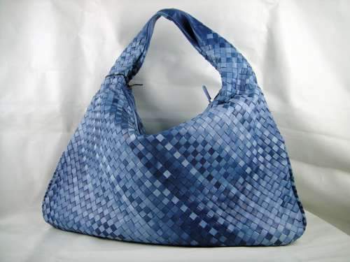 Bottega Veneta Nappa Hobo Lambskin Bag 5091 sky blue